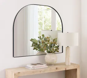 Large Arched Metal Framed Wall Mounted Bathroom Vanity Mirror 32'' W x 40'' Tall