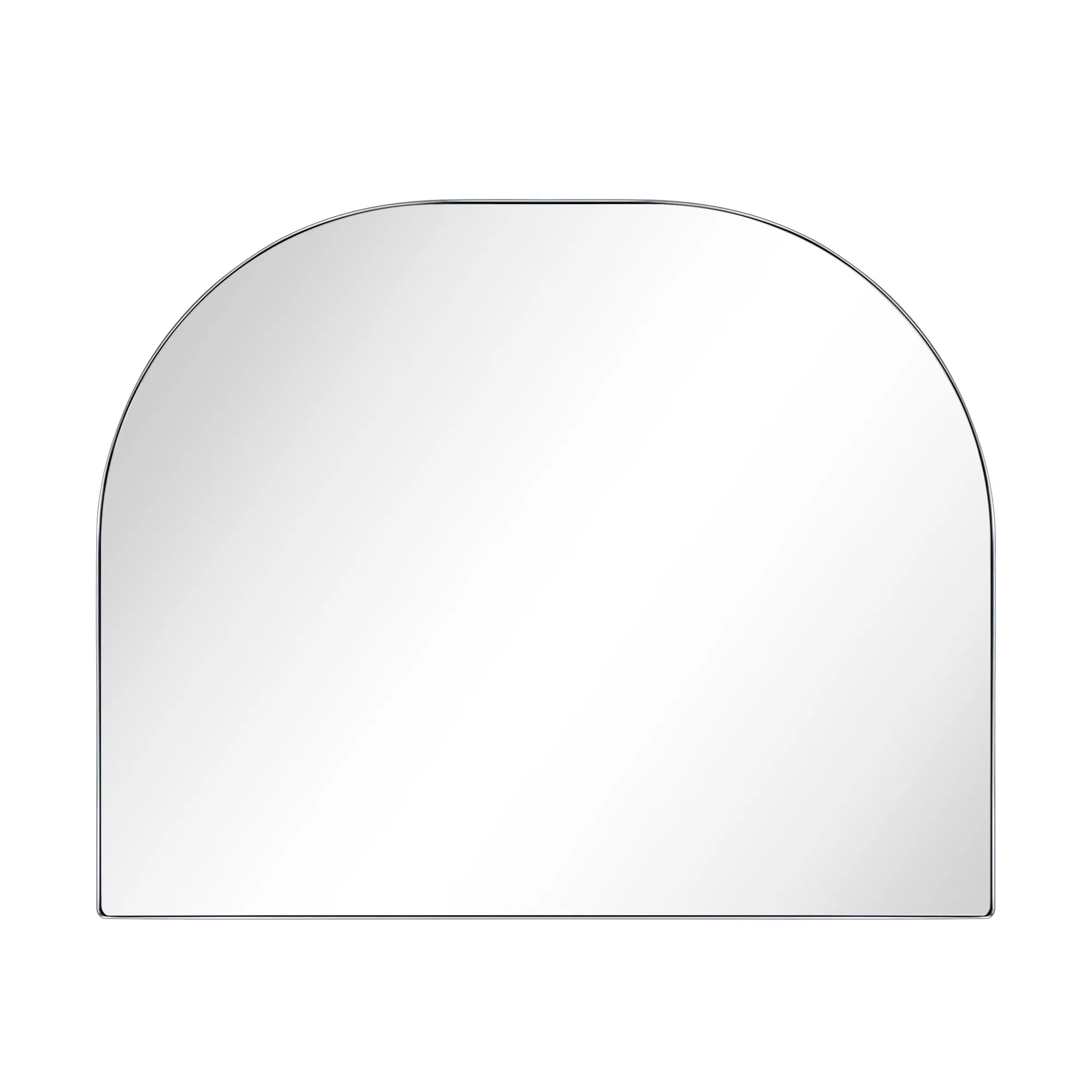 Large Arched Metal Framed Wall Mounted Bathroom Vanity Mirror 32'' W x 40'' Tall