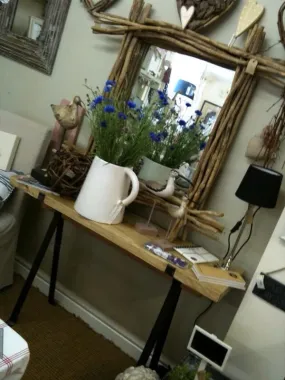 LARGE DRIFTWOOD MIRROR