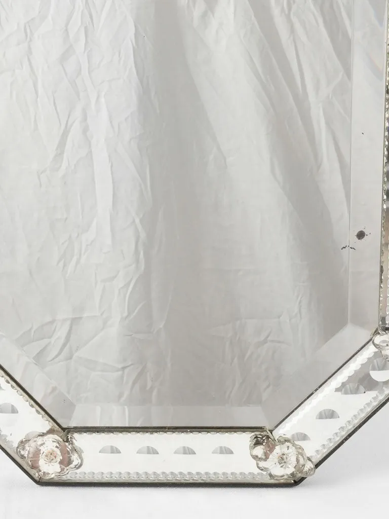 Late 19th century Venetian vanity mirror 26" x 15¾"