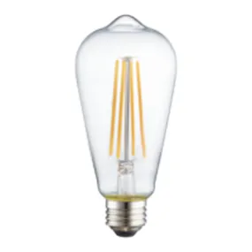 LED Antique Filament ST19 Lamp - 5.4", 5W, 18K