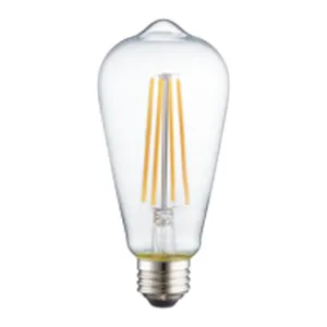 LED Antique Filament ST19 Lamp - 5.4", 5W, 18K