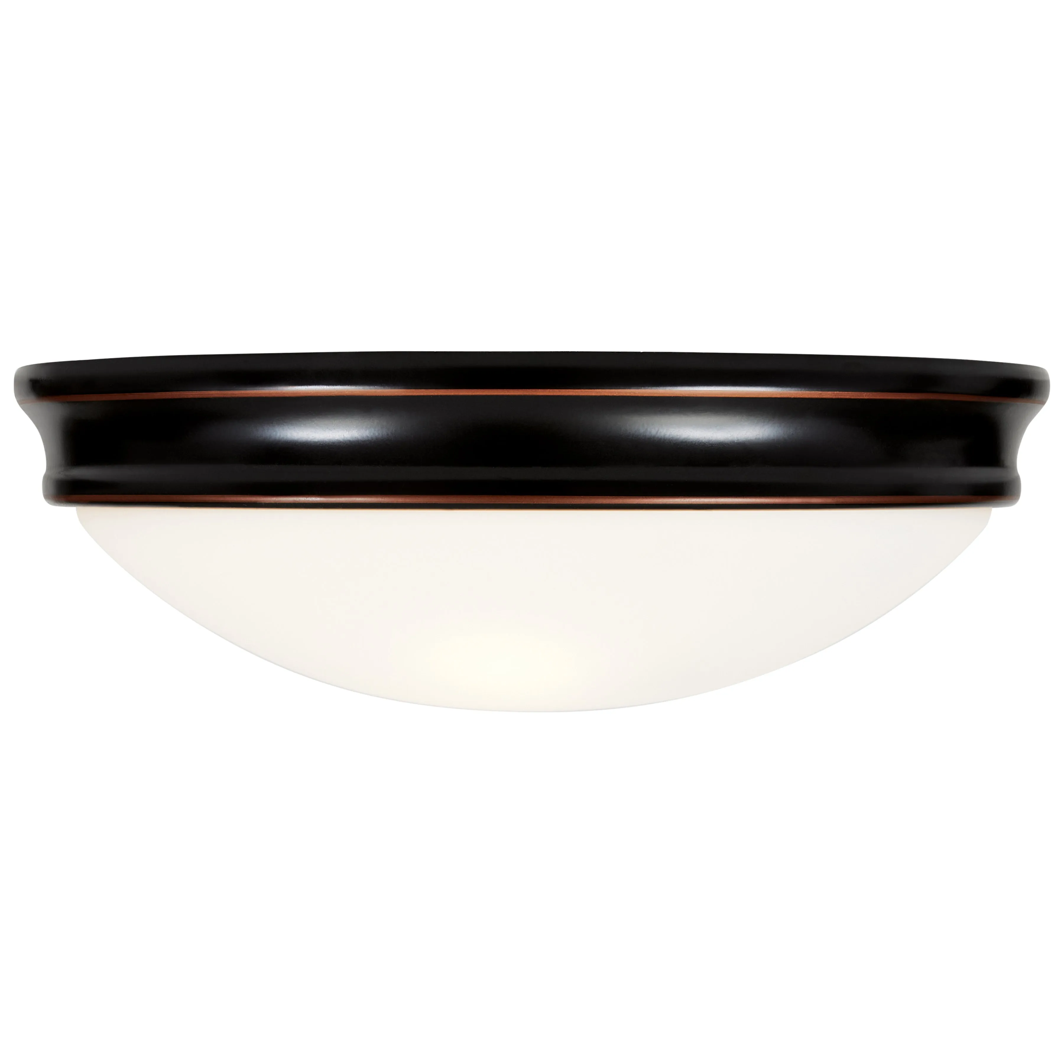 LED Flush Mount Ceiling Light, 120W, 120V, Oil Rubbed Bronze Finish, Atom Collection