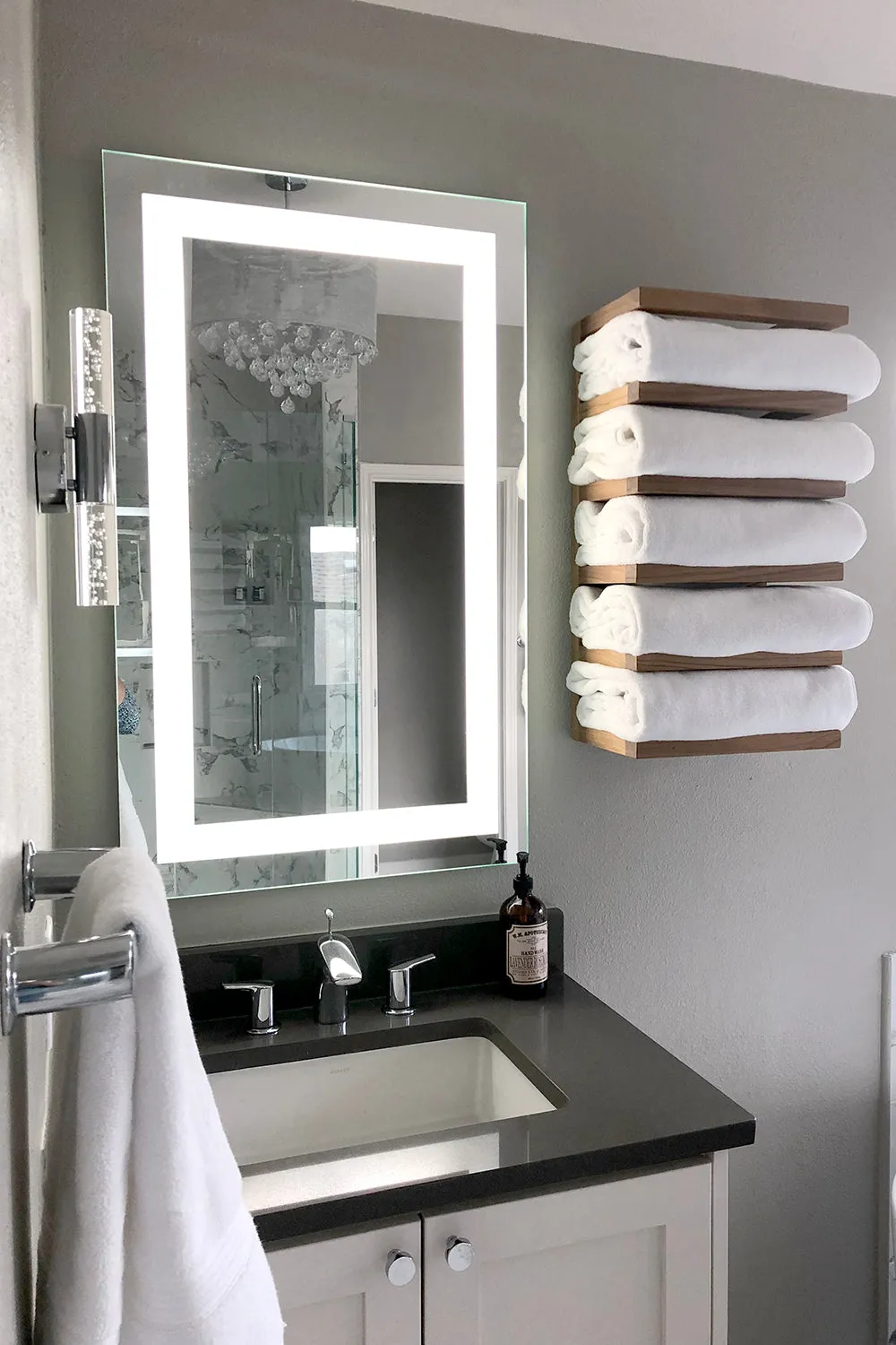 LED Mirror (Front-Lighted) 28" x 48" or (48" x 28")