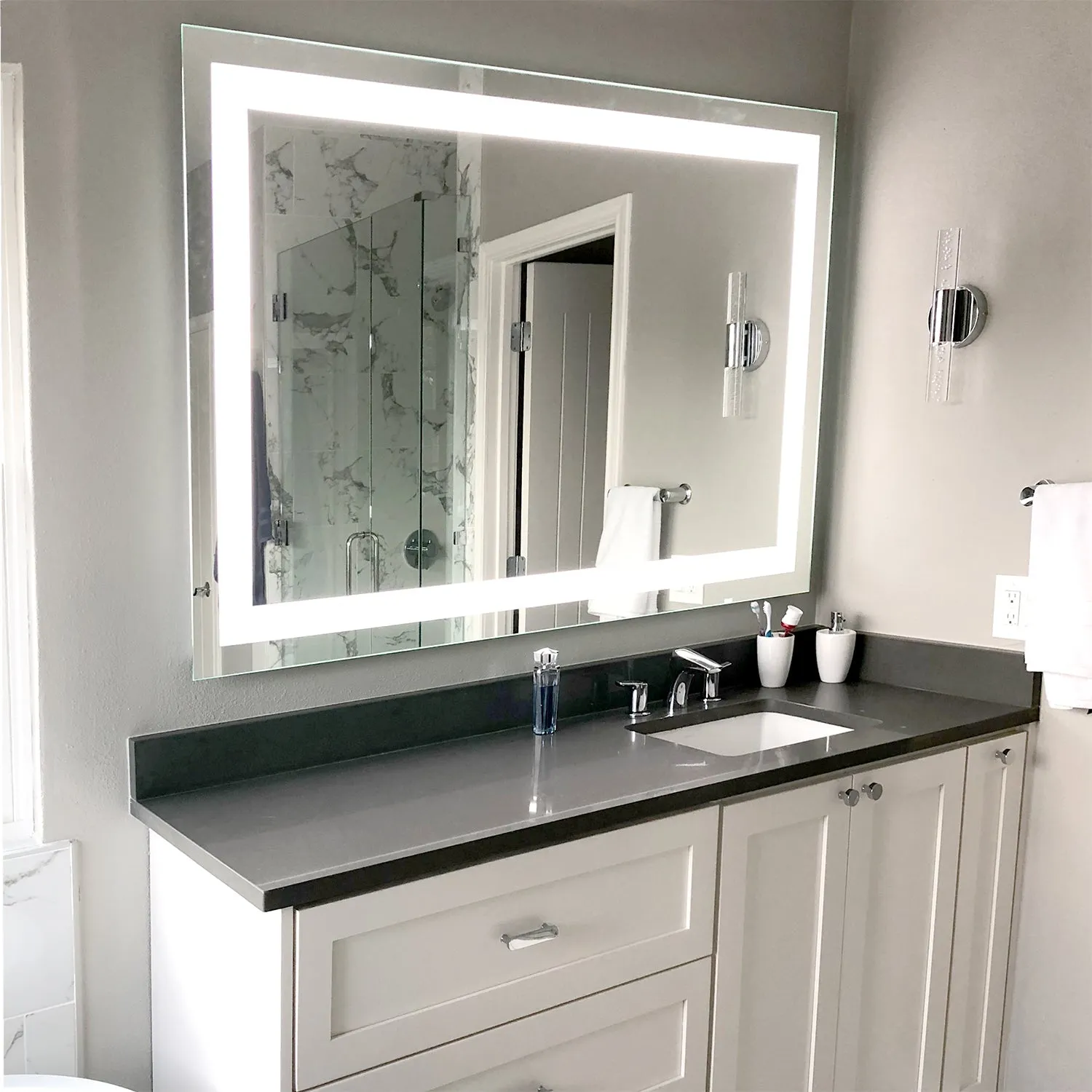 LED Mirror (Front-Lighted) 40" x 44" (or 44" x 40")