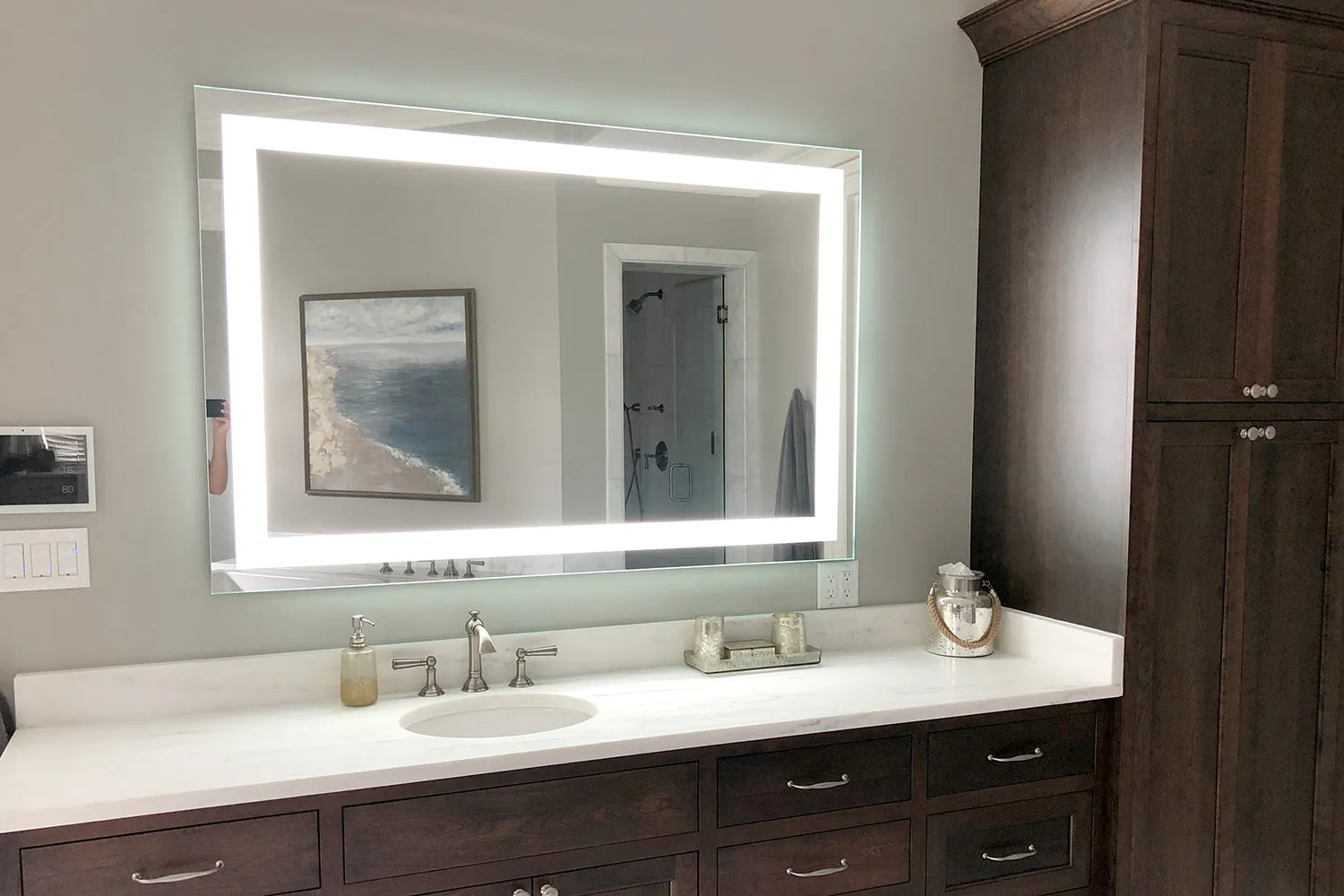 LED Mirror (Front-Lighted) 44" x 32"