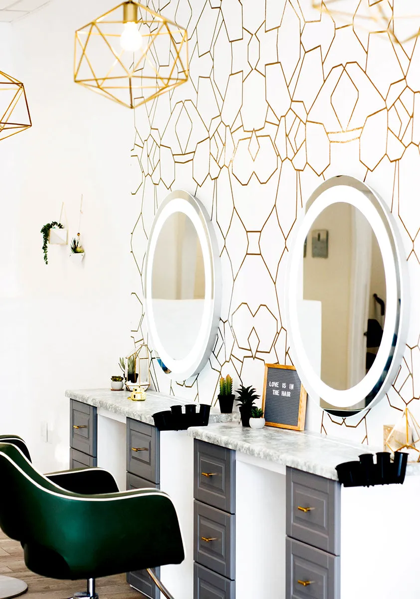 LED Mirror (Front-Lighted Round) 32" x 32" Reversible