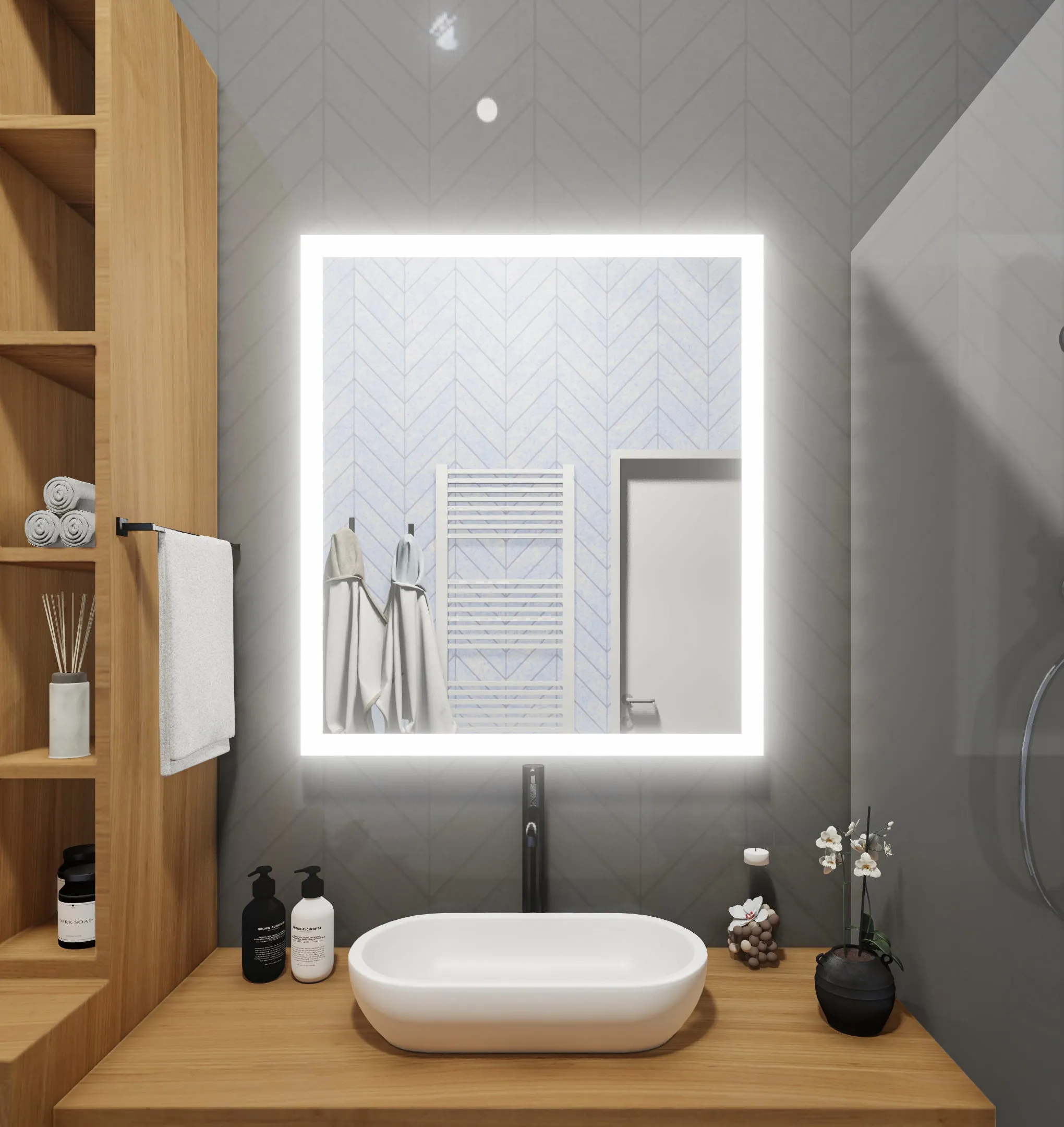 LED Mirror (Side-Lighted) 36" x 48"