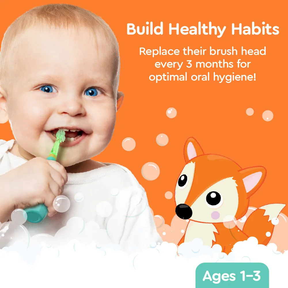 Little Brusheez® Toddlers’ 2-Pack Replacement Brush Heads - Fuzzy the Fox