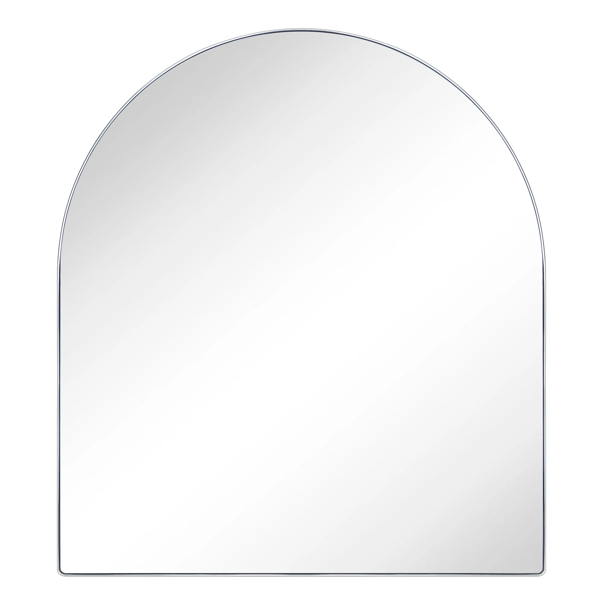 MANTELARCH Arched Stainless Steel Framed Wall Mounted Bathroom Vanity Mirror