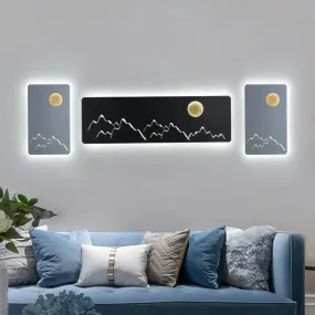 MAV Bedside TV Background Rectangle LED Wall Lamps