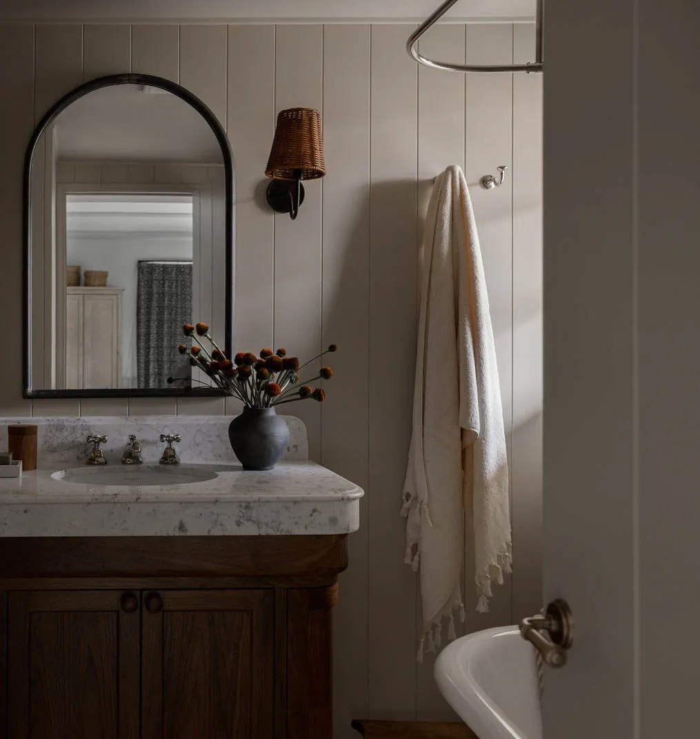 Metal Arched Mirror
