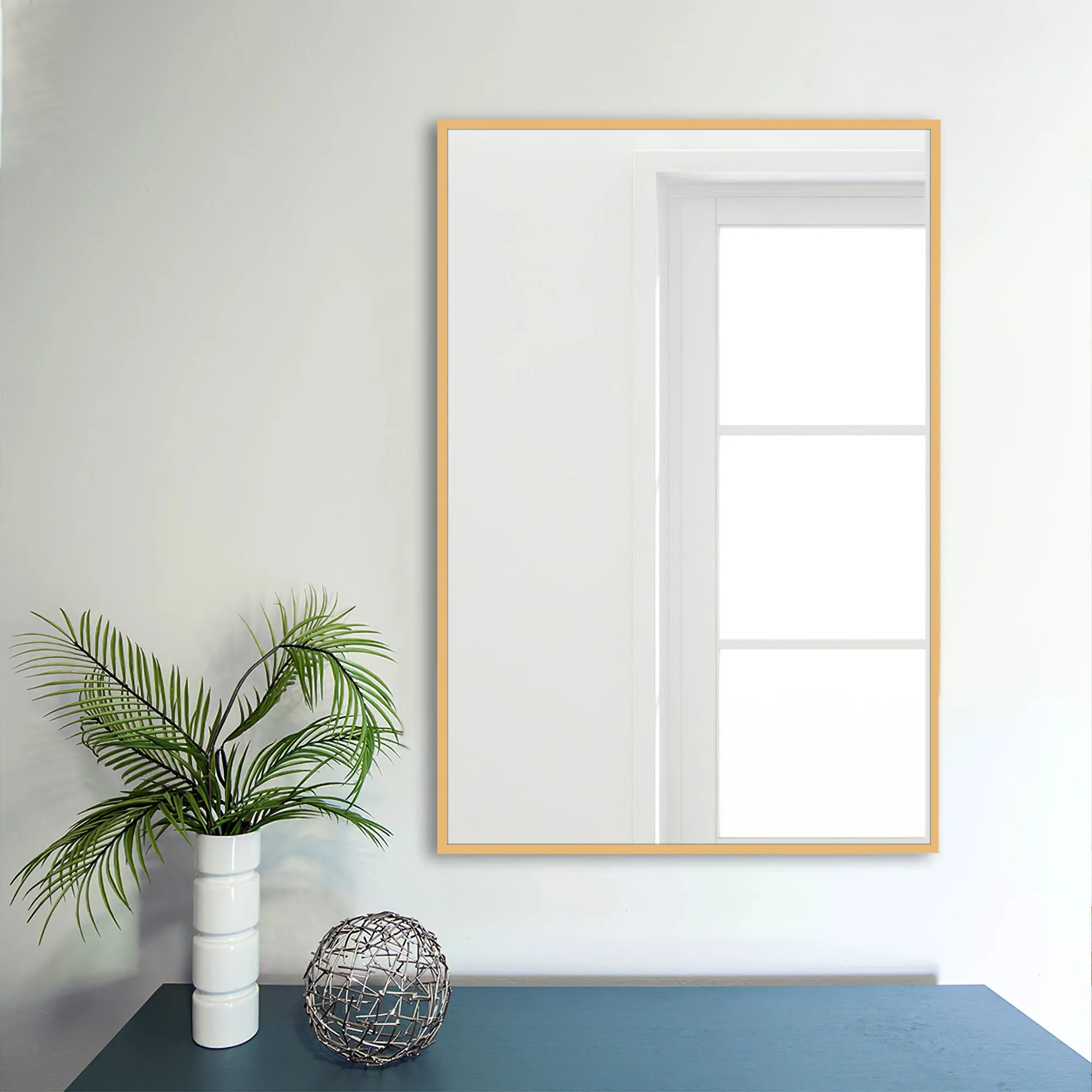 Metal Frame Bathroom Mirror Wall Mirror