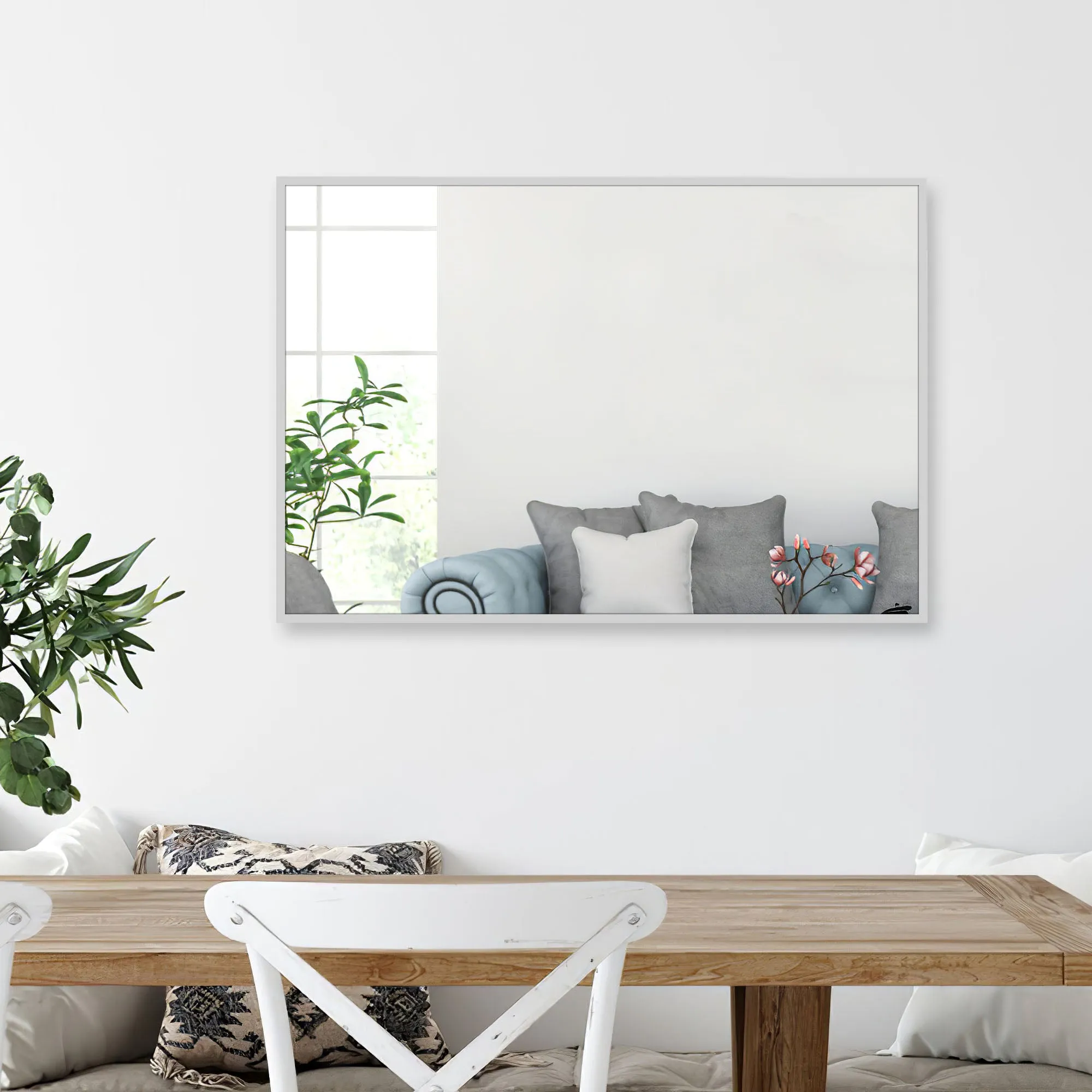 Metal Frame Bathroom Mirror Wall Mirror