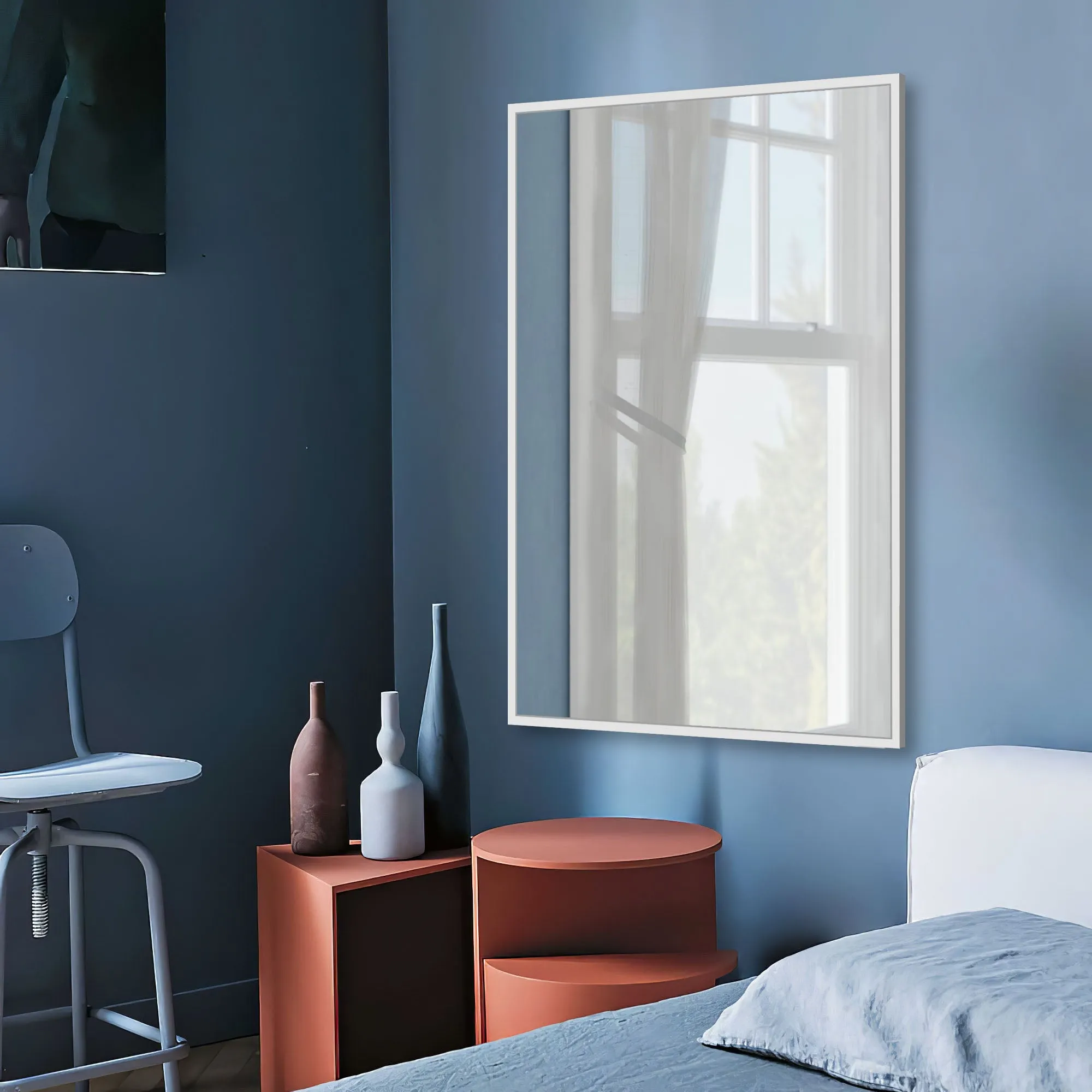Metal Frame Bathroom Mirror Wall Mirror