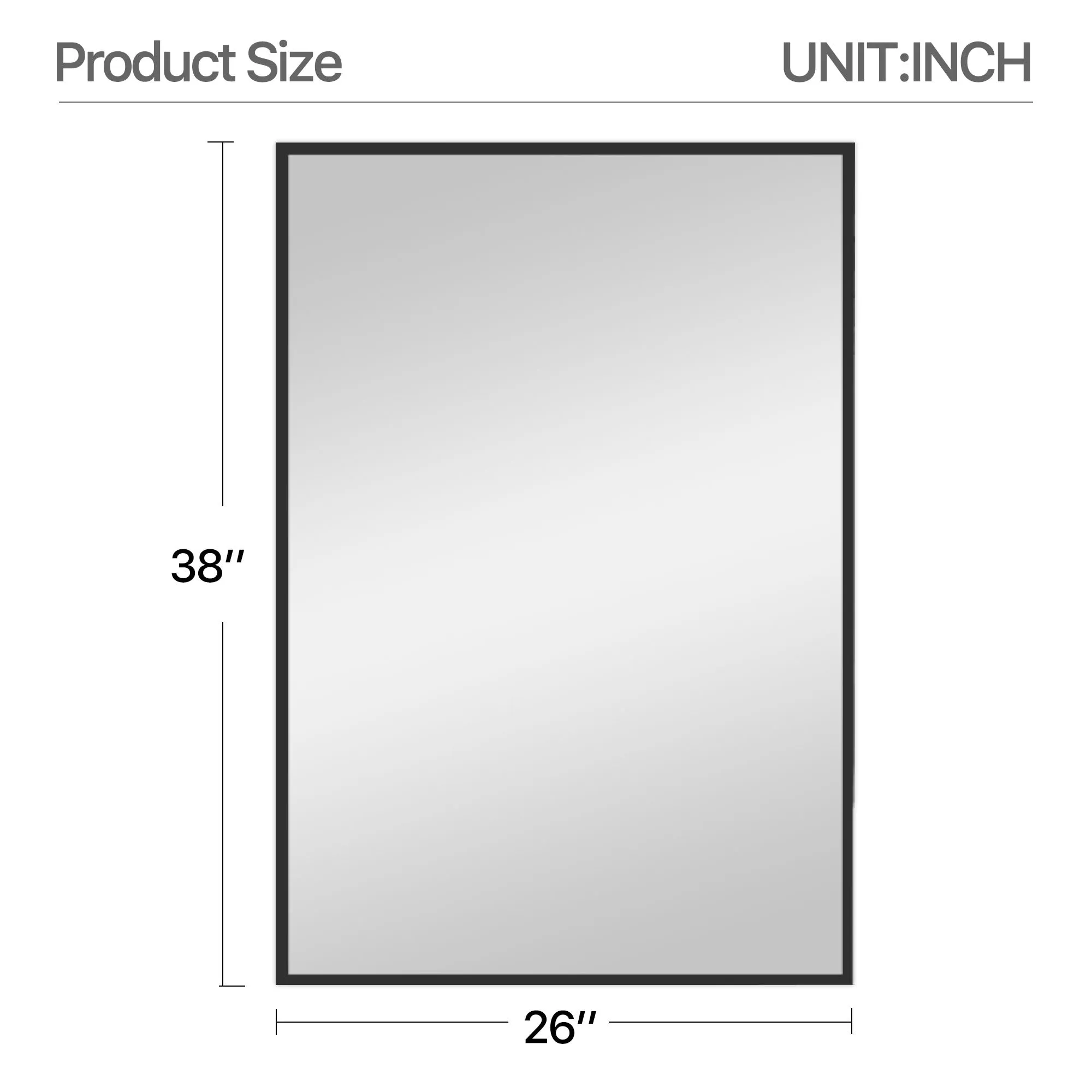 Metal Frame Bathroom Mirror Wall Mirror