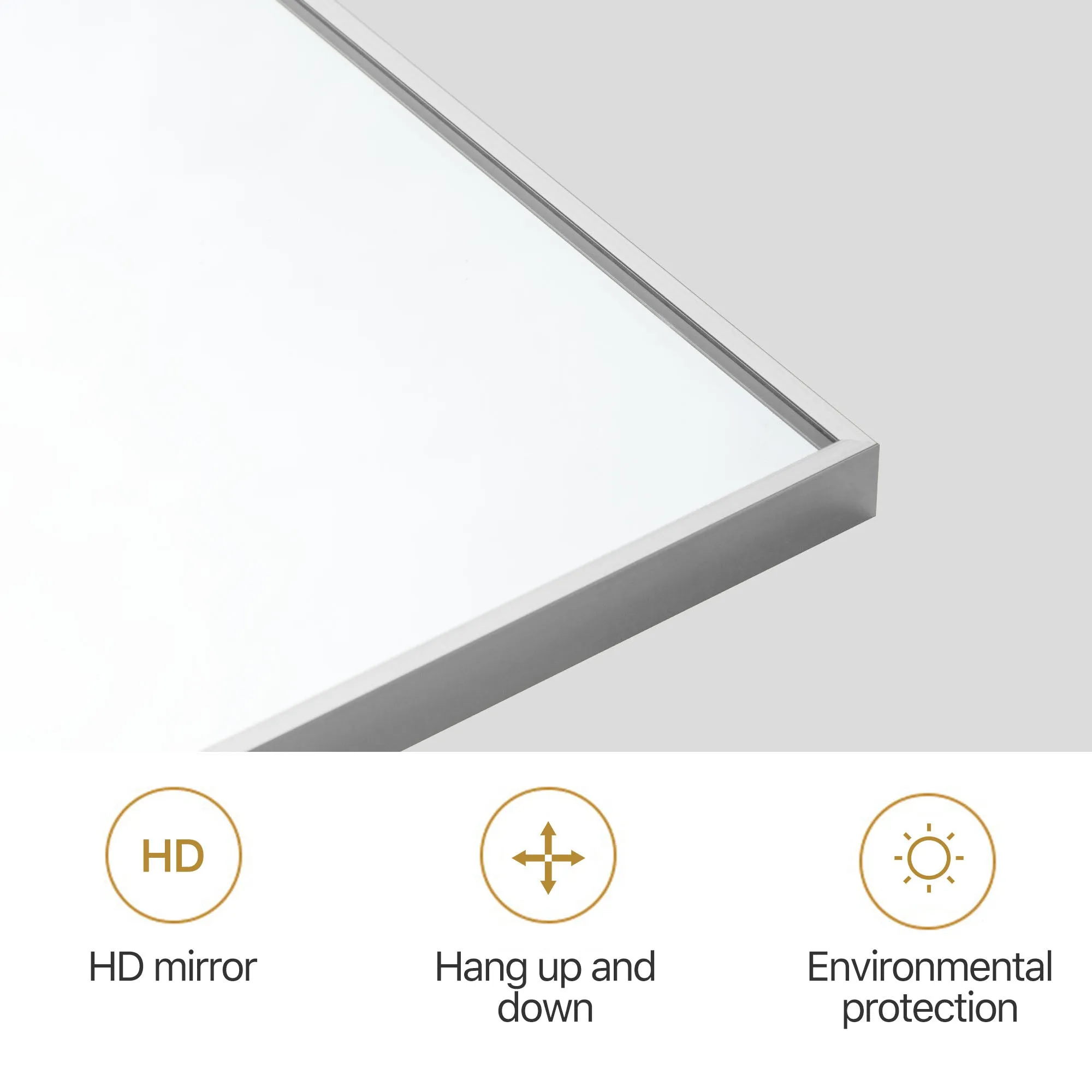 Metal Frame Bathroom Mirror Wall Mirror