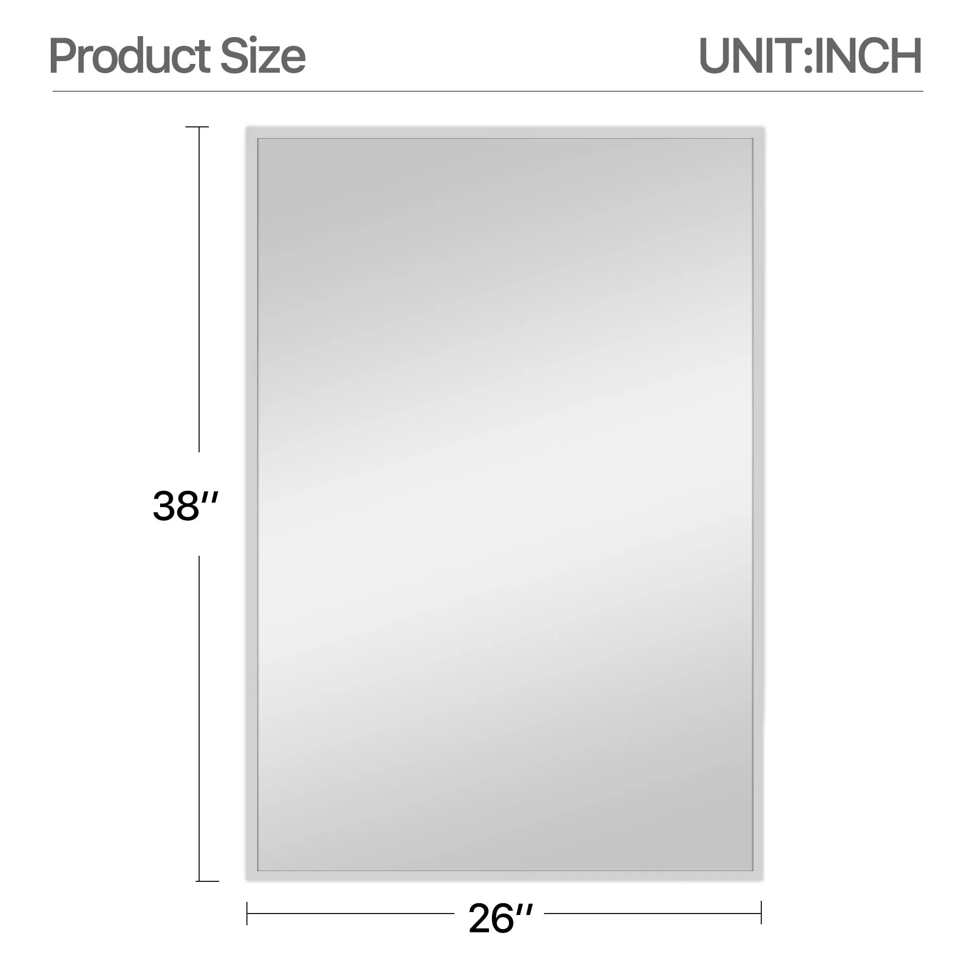 Metal Frame Bathroom Mirror Wall Mirror