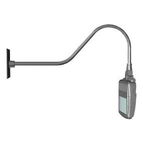 Mini Bentley Kitty Hawk Flood, 22 or 37 watt (Available with choice of 5 gooseneck arms and 4 color finishes)