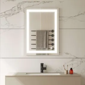 MIRPLUS 24''×32'' Rectangular Lighted Bathroom Mirror (Horizontal & Vertical)