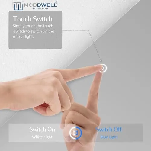ModDwell- FOLLOW YOUR HEART LED Mirror (Large)