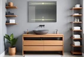 ModDwell-Heart Over Heart LED Mirror (Medium)