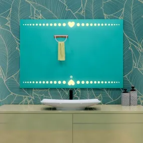 ModDwell- Heart Over Hearts LED Mirror(Large)