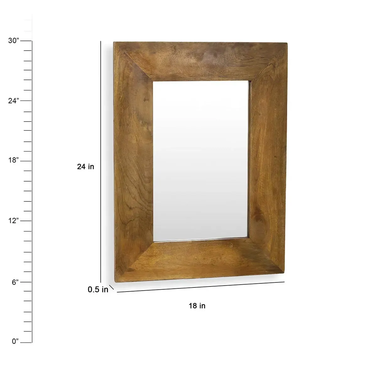 Modern Dark Bathroom Mirror