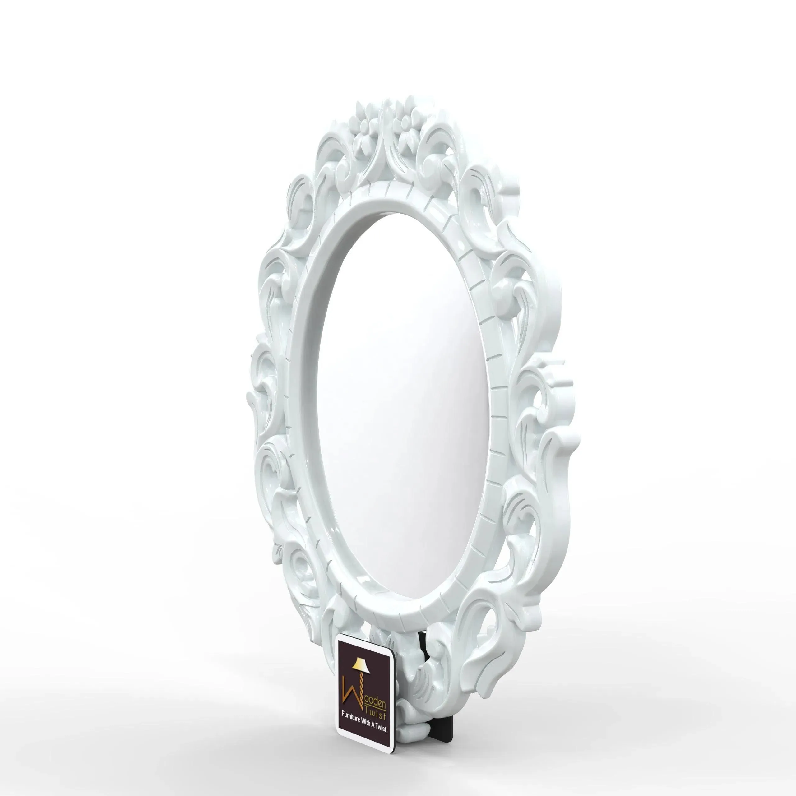 Modern Decorative Wooden Wall Mirror Bathroom Mirror