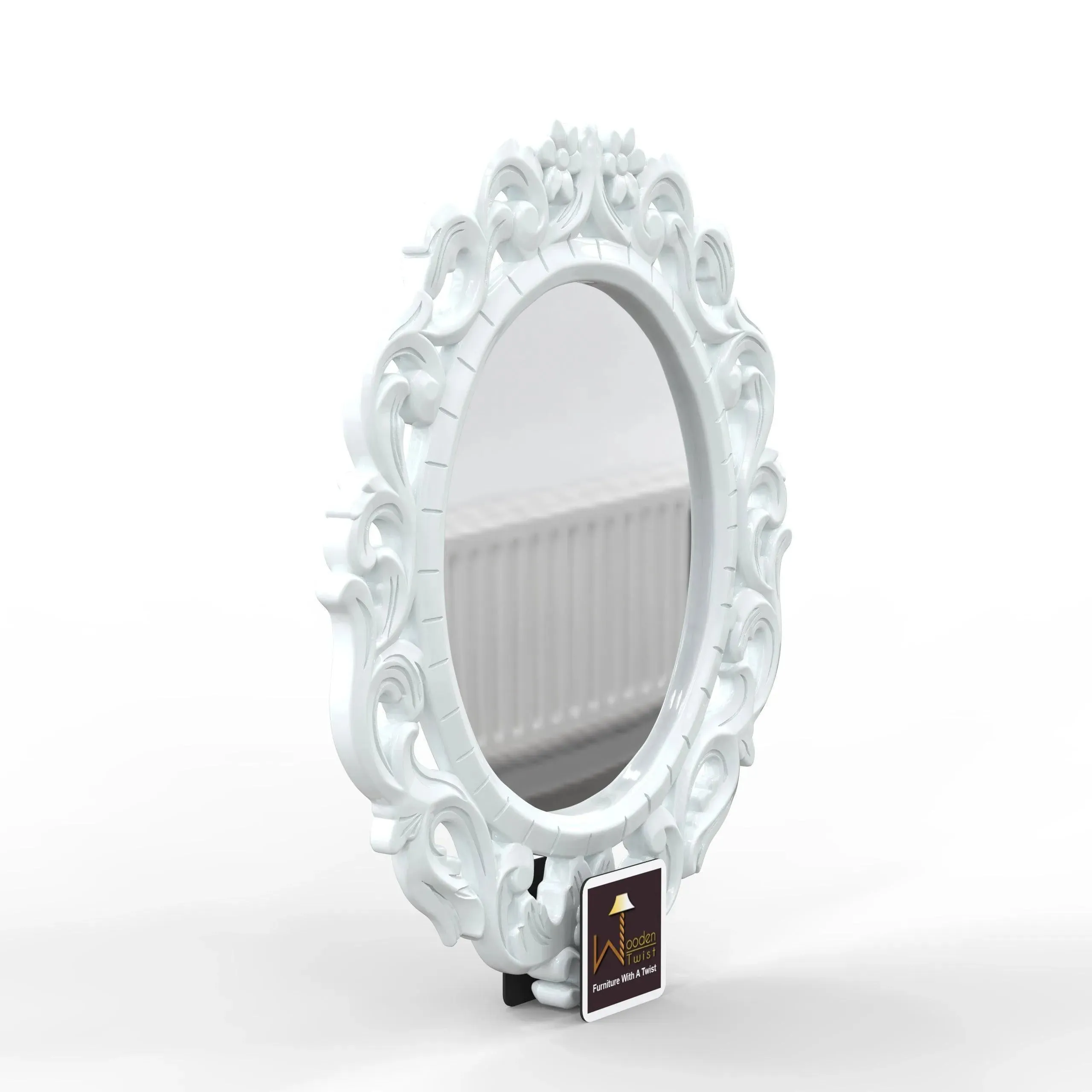 Modern Decorative Wooden Wall Mirror Bathroom Mirror