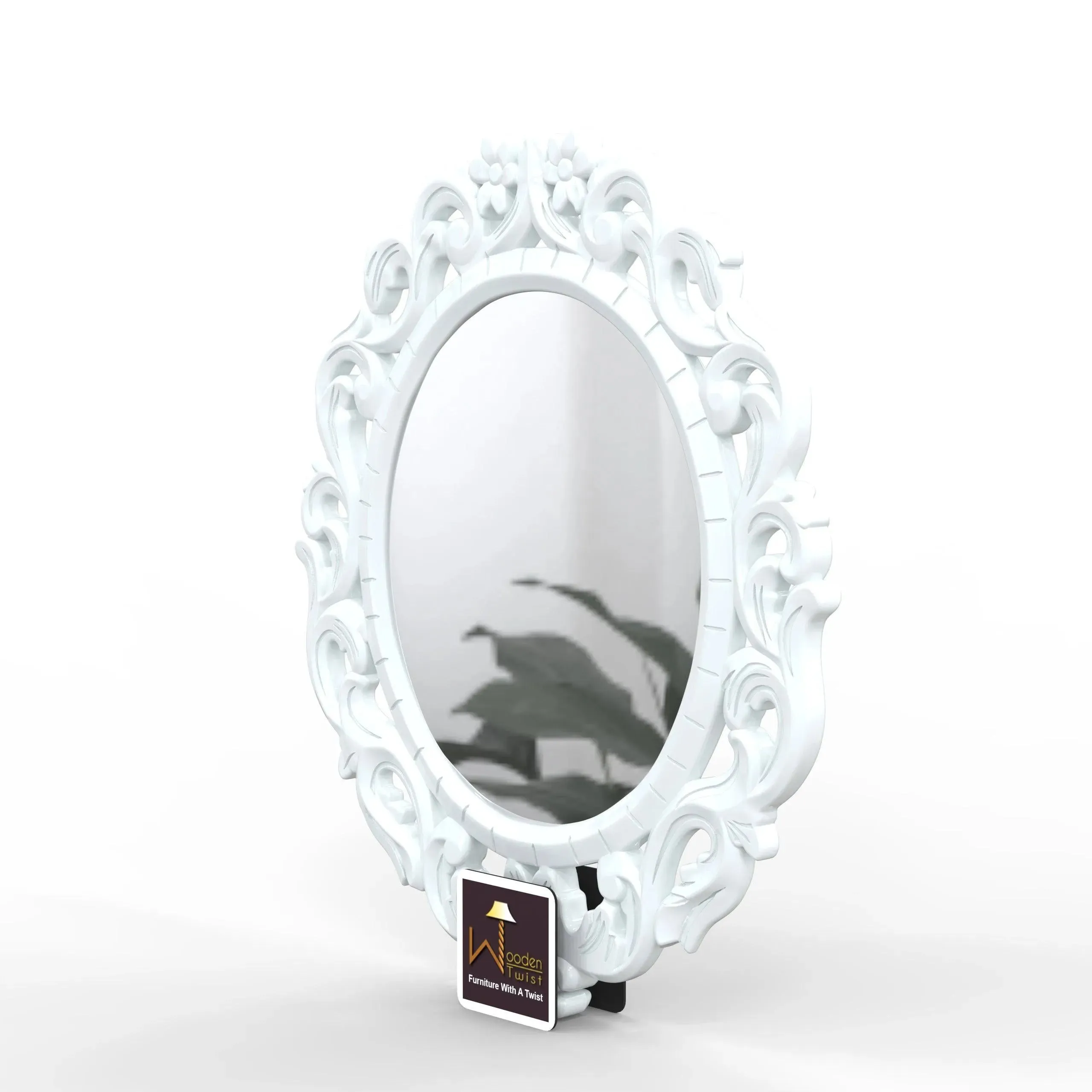 Modern Decorative Wooden Wall Mirror Bathroom Mirror