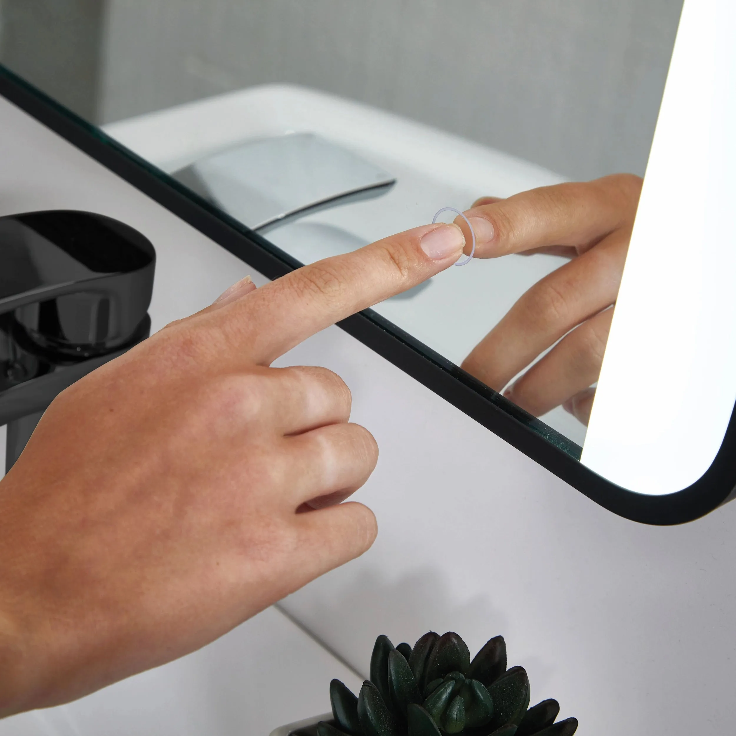 Mono Wall Hung Soft Edge LED Mirror
