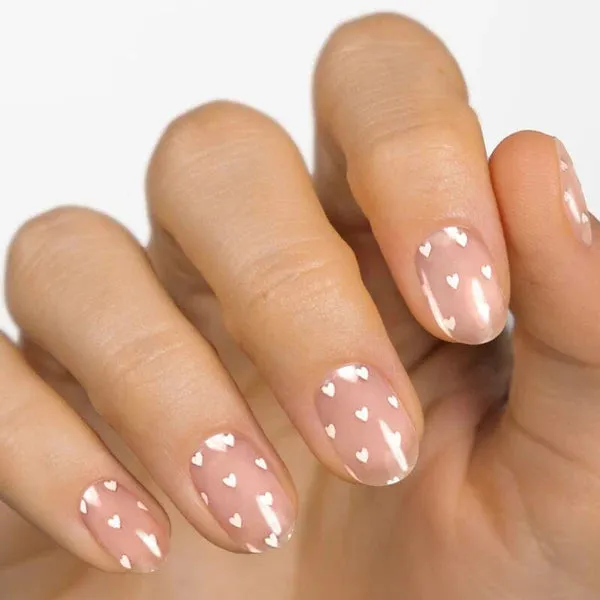 MoYou London Gel Nail Strip ★ HEART TO GET