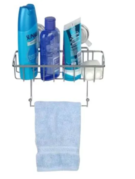 NALEON Classic 3 in 1 Chrome Suction Wire Basket