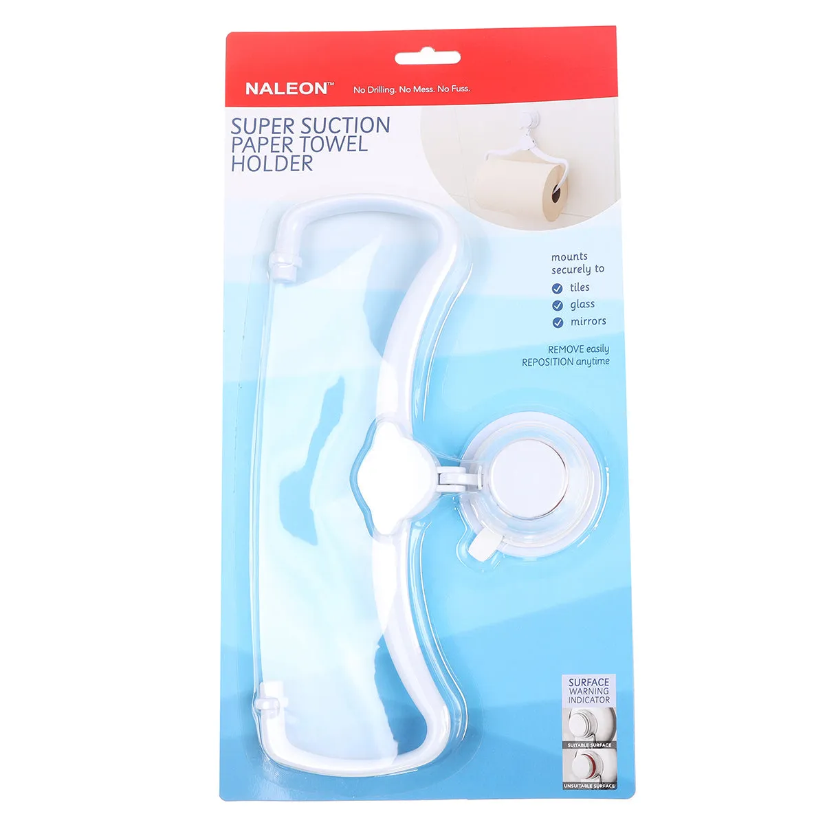 NALEON Super Suction Paper Towel Holder