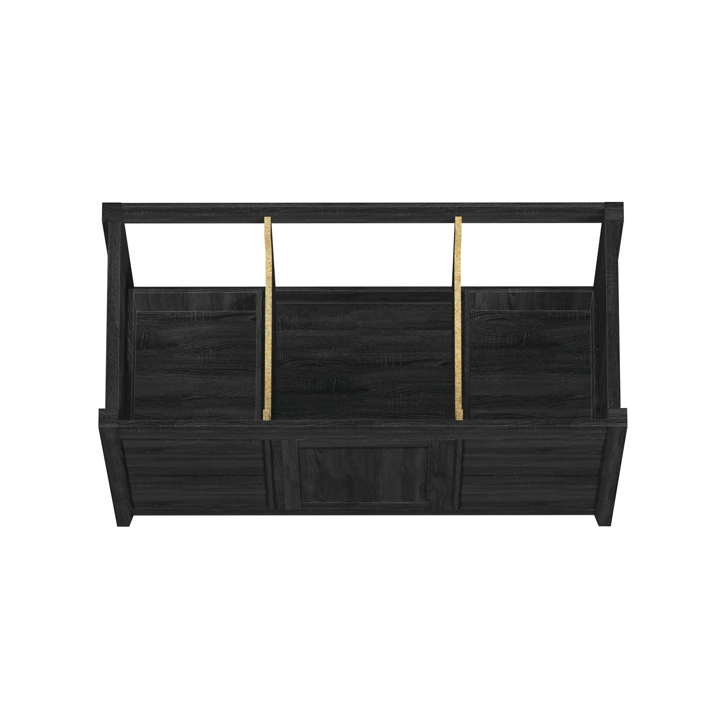 Novara - 48" CANADIAN, Midnight Black Bathroom Vanity with Quartz top