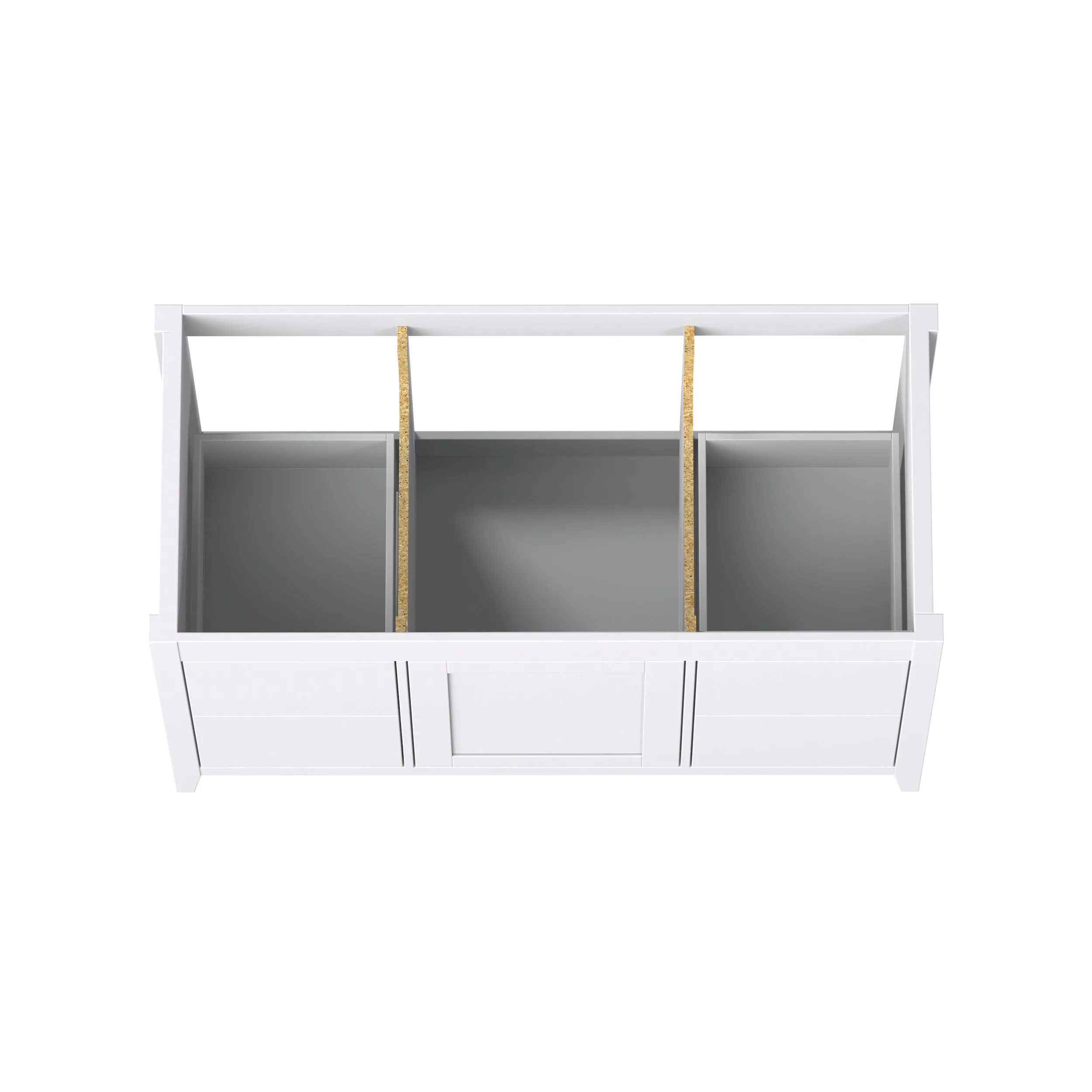 Novara - 48" CANADIAN, White Bathroom Vanity with Quartz top
