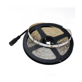 NTE Electronics 69-V46WW 16.4' (5m) Warm White 2,800 - 3,200K Single Color 3528 Flexible IP20 300 LEDs Strip 12V DC 24W