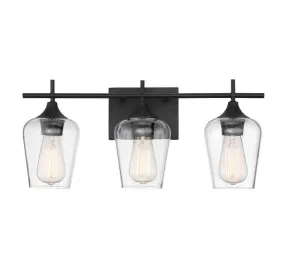 OCTAVE 3 LIGHT VANITY BAR, ENGLISH BRONZE