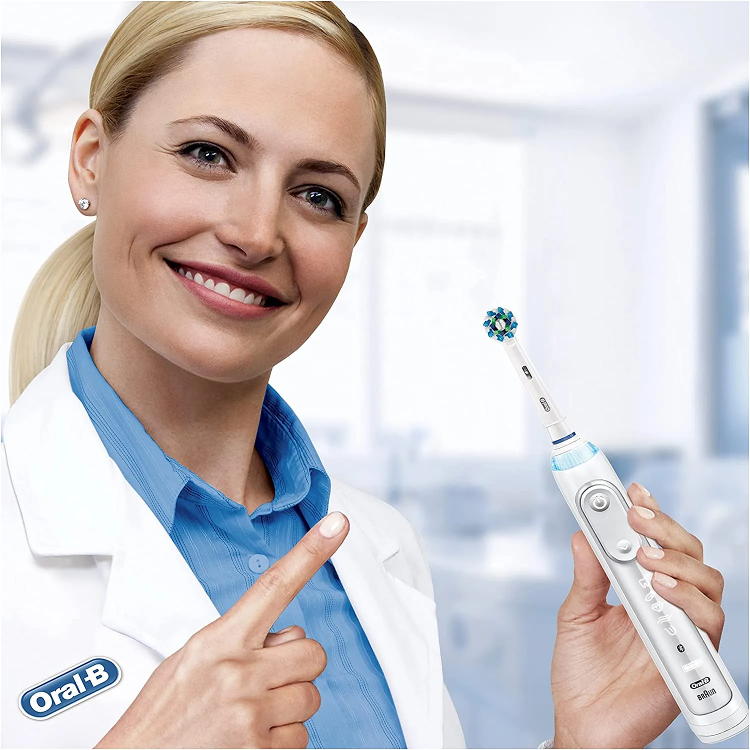 Oral-B Genuine 8XXL CrossAction Replacement Toothbrush Heads (Pack of 8), White