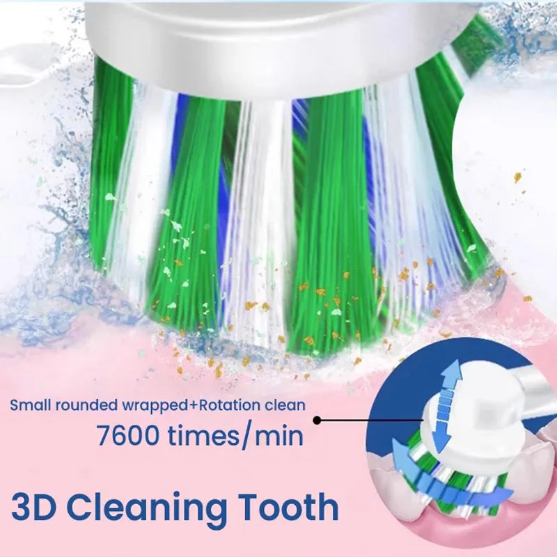 Original Oral B Electric Toothbrush Heads EB20 Precision Clean Tooth Remove Plaque Daily Oral Care Replacement Brush Head Nozzle