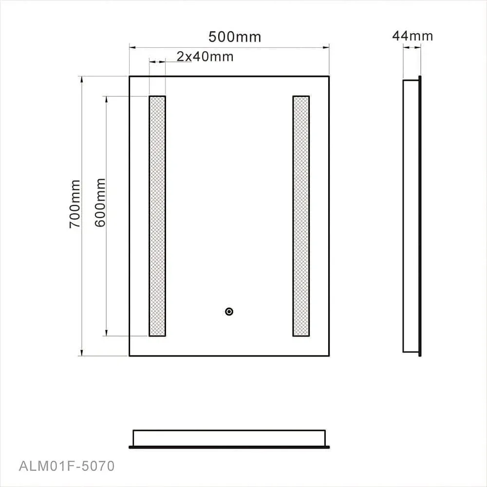 Piper LED Bathroom Mirror