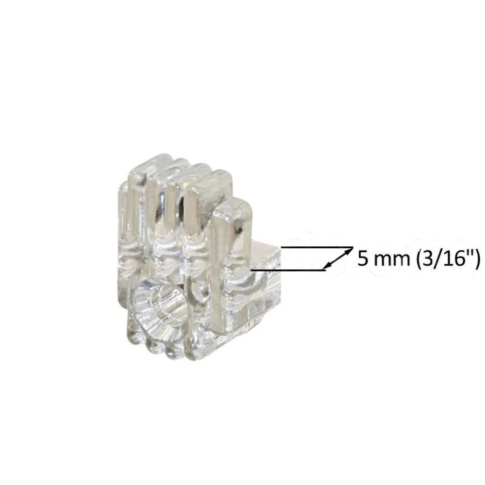 Plastic Mirror Clip for 3/16" Mirror