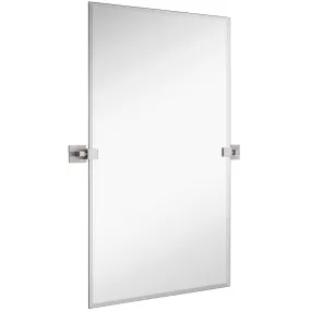 Rectangle Square Gold Pivot Mirror Adjustable Moving & Tilting Wall Mirror | 24" X 36"