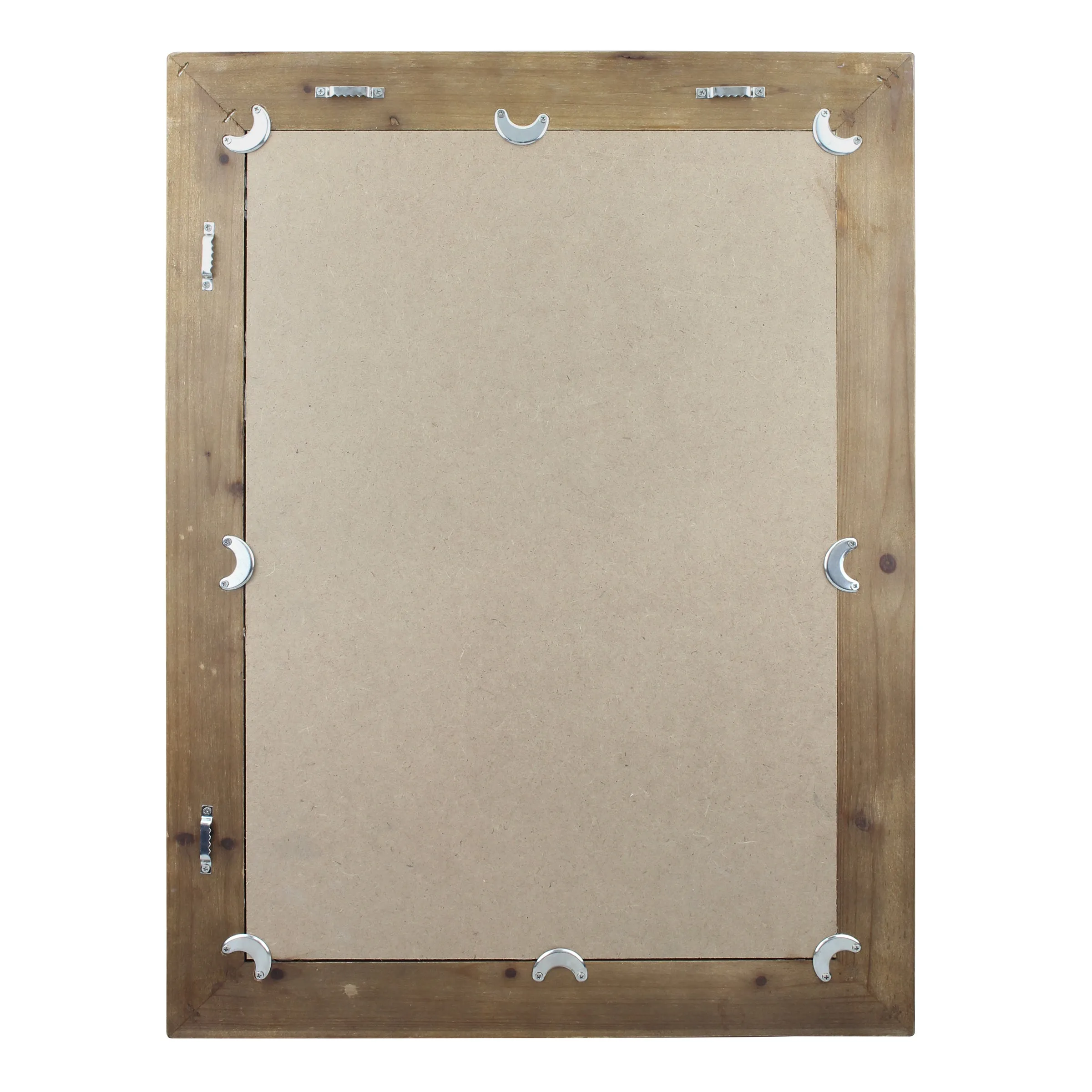 Rectangular Natural Wood Frame Mirror (WS)