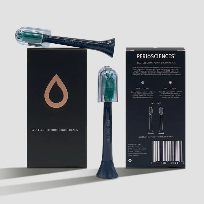 Replacement LED Electric Toothbrush Heads