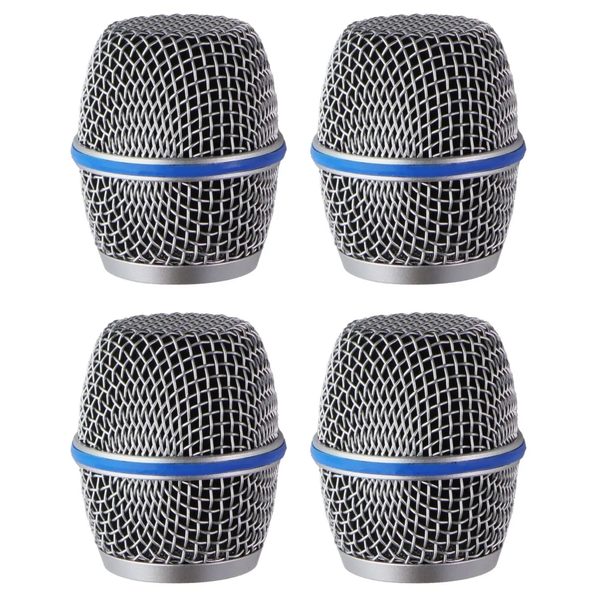 Replacement Standard Grille Microphone Heads for Shure Beta87/Beta87A - 4 Pack