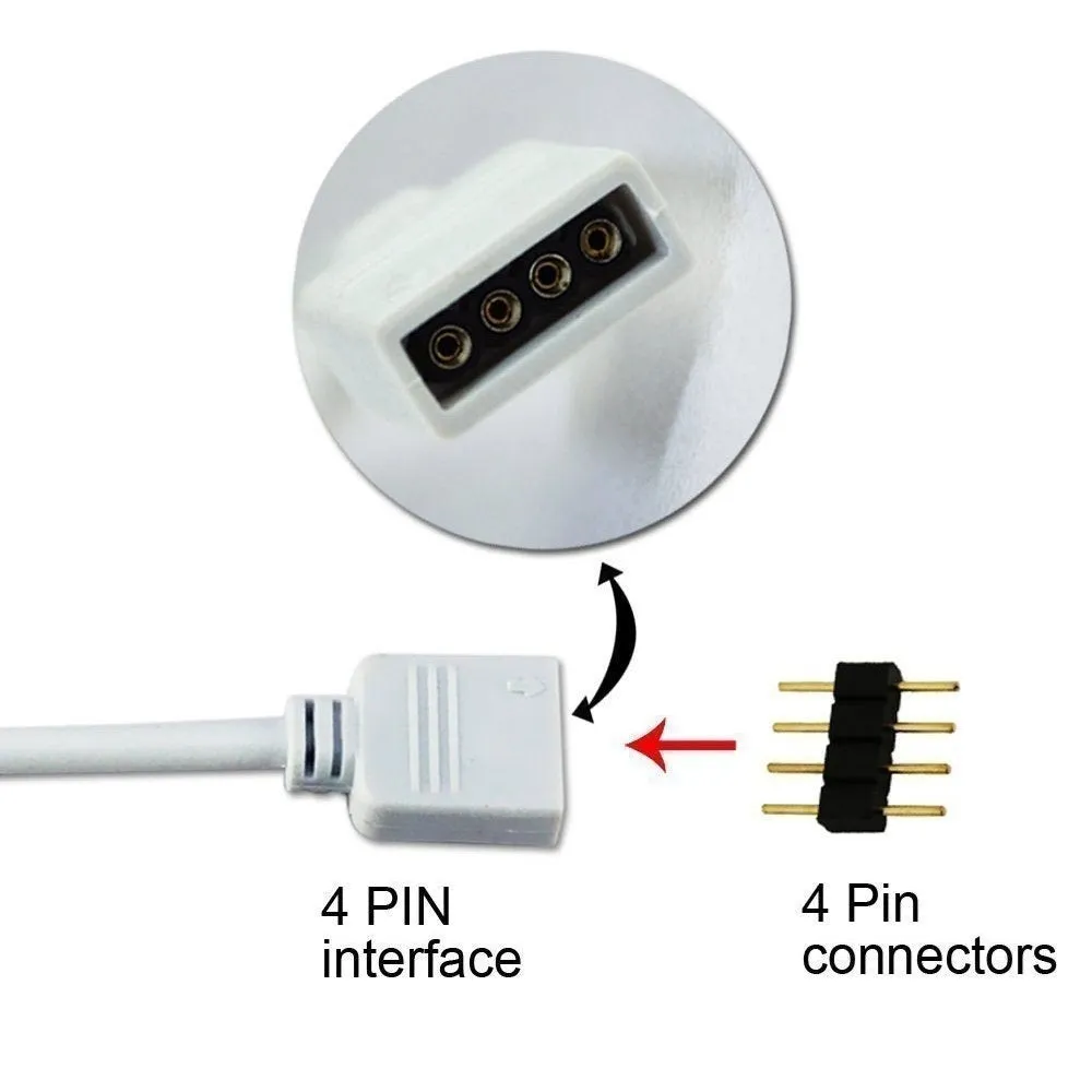 RGB LED 4-Pin Direct Connector