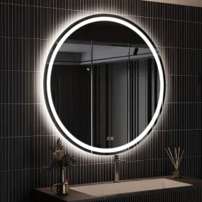 ROOMTEC 40 Inches LED Bathroom Mirror with Front and Backlit,Anti-Fog,3 Colors and Dimmable Light(ETL/UL Certification)