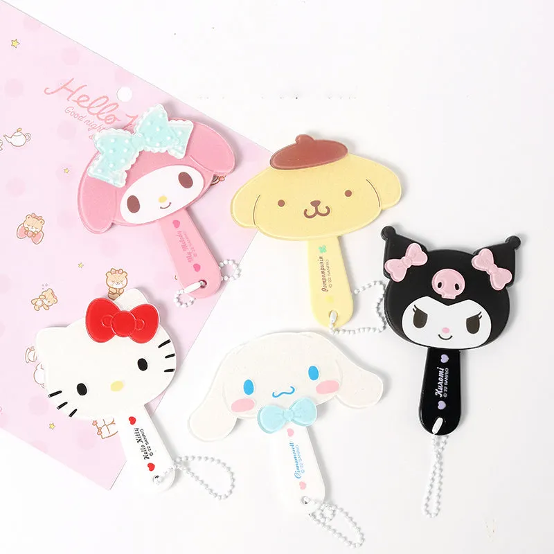 Sanrio Character Face Handheld Mirror Pendant